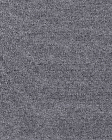 Set of Two 27" Gray and Black Fabric and Steel Counter Height Bar Chairs