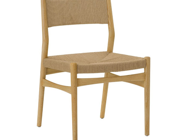 Five Piece Oak Oval Dining Set with Four Chairs