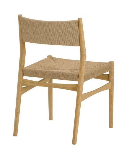 Five Piece Oak Oval Dining Set with Four Chairs