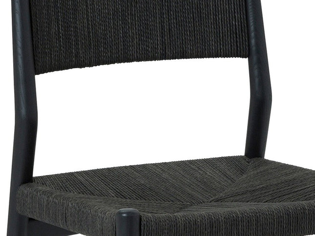 Five Piece Oak Round Dining Set with Four Chairs