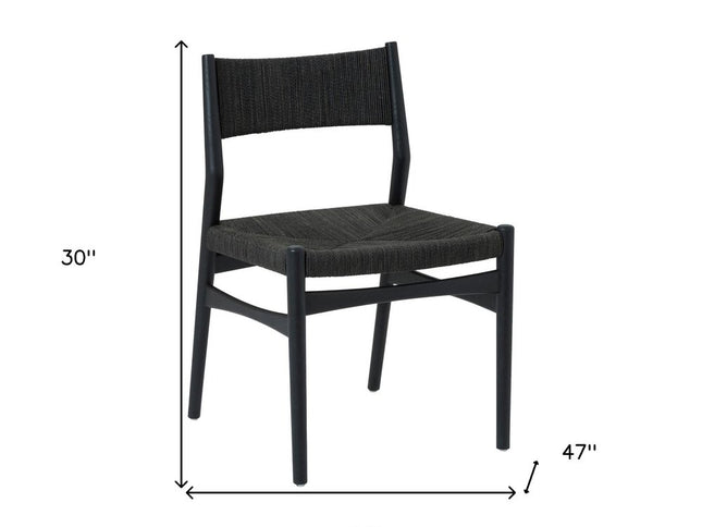 Five Piece Oak Round Dining Set with Four Chairs