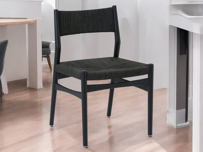 Five Piece Oak Round Dining Set with Four Chairs