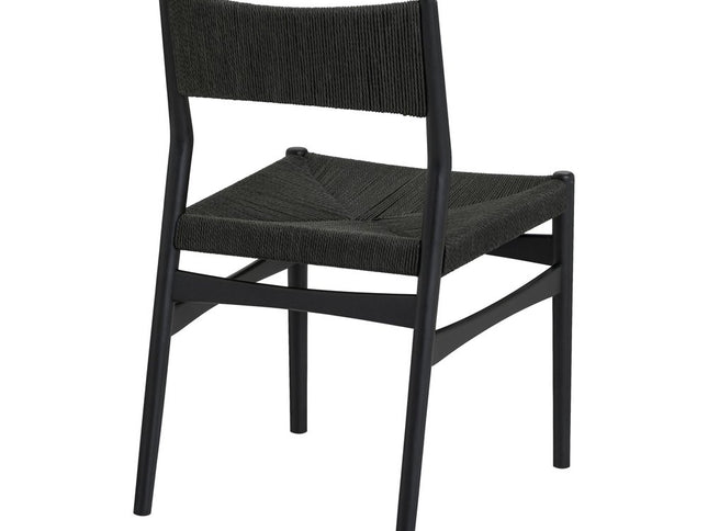 Five Piece Oak Round Dining Set with Four Chairs