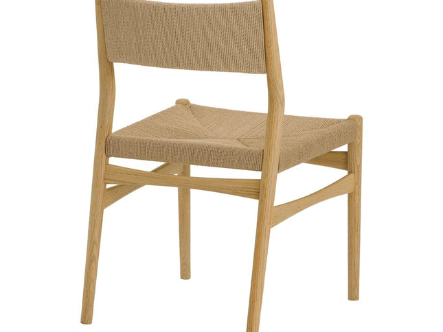 Seven Piece Oak Oval Dining Set with Six Chairs