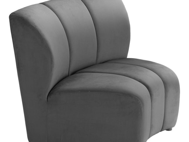 42" Black Modular Sofa