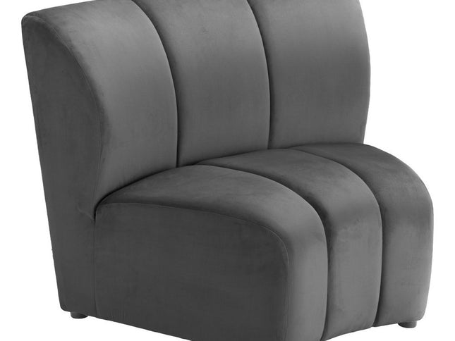 42" Black Modular Sofa