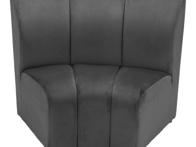 42" Black Modular Sofa