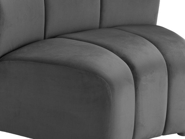 42" Black Modular Sofa