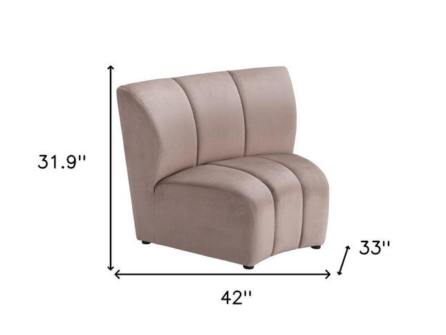 42" Beige Modular Sofa