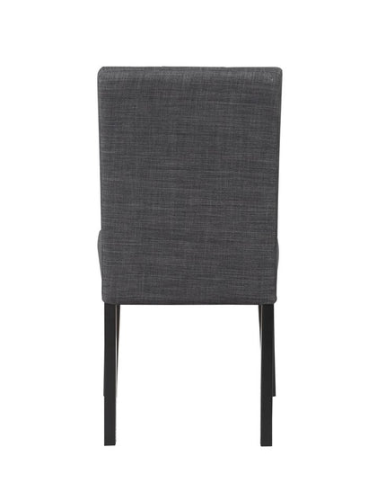 Five Piece White and Black Round Faux Marble Dining Set with Four Chairs