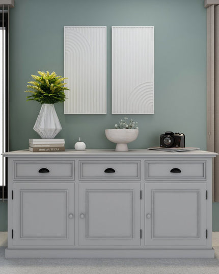 Set of Two White Metal Abstract Hanging Dimensional Sculptures