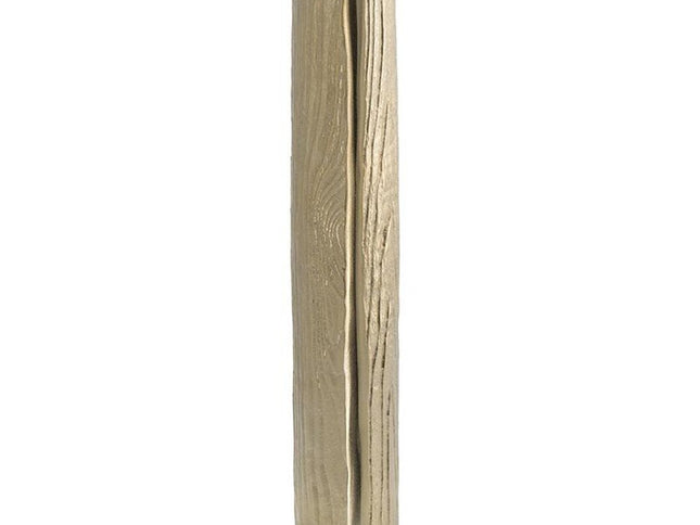 15" Gold Oval Aluminum Table Vase