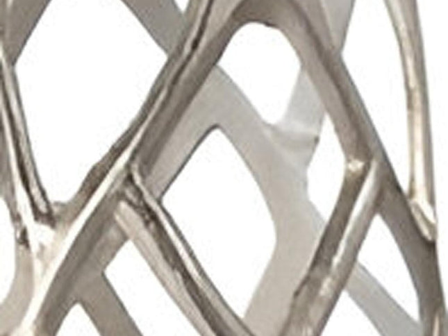 27" Cylinder Aluminum Floor Vase