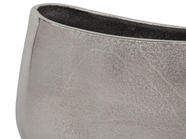 10" Nickel Aluminum Table Vase