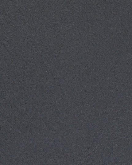 18" Black Genuine Marble And Wood Round Coffee Table