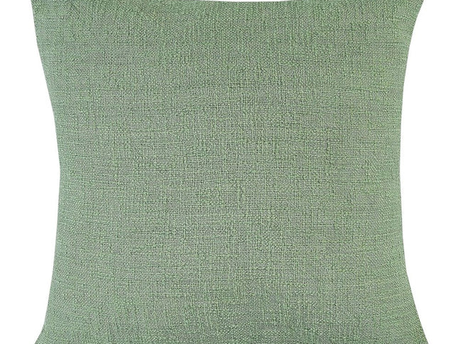 Set of Two 20" Forest Green Geometric Throw Pillows