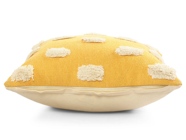 Set of Two 20" Yellow Striped Throw Pillows