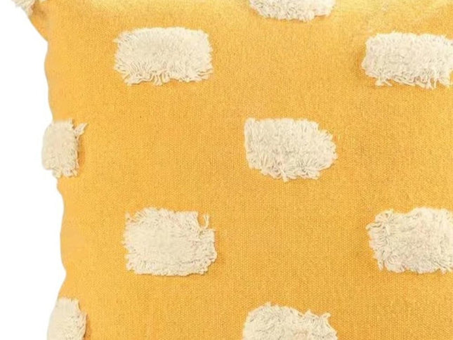 Set of Two 20" Yellow Striped Throw Pillows