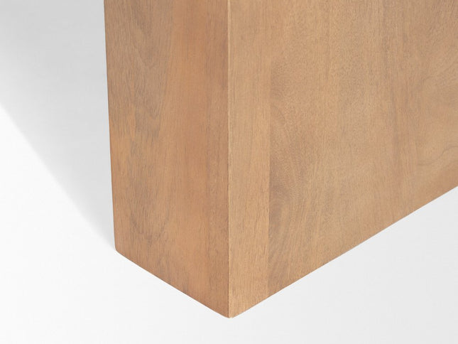 48" Natural Solid Wood Sled Coffee Table