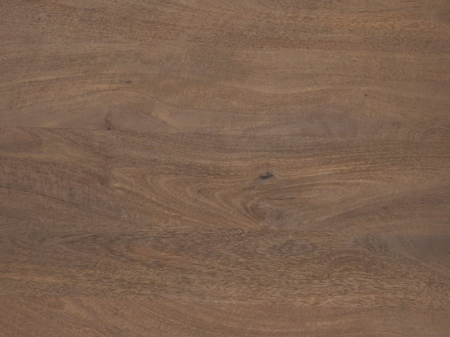 42" Brown Solid Wood Round Cross Legs Coffee Table