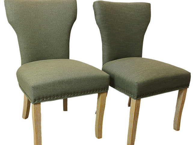 Five Piece Natural Round Solid Wood Dining Set with Four Chairs