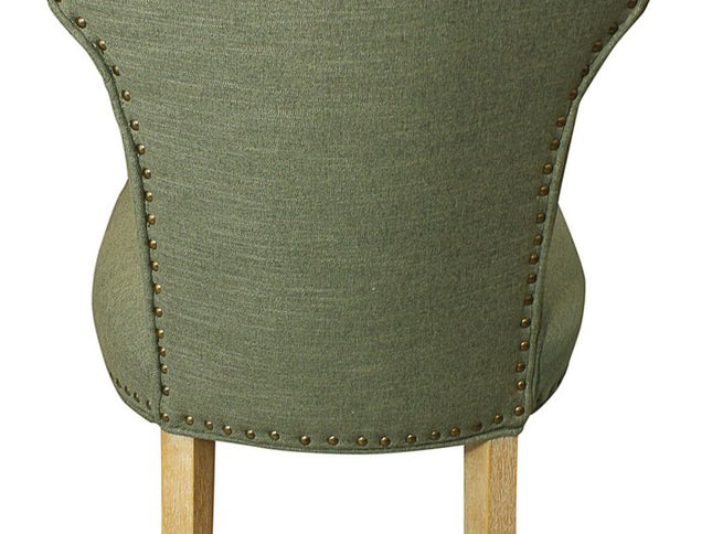 Five Piece Natural Round Solid Wood Dining Set with Four Chairs