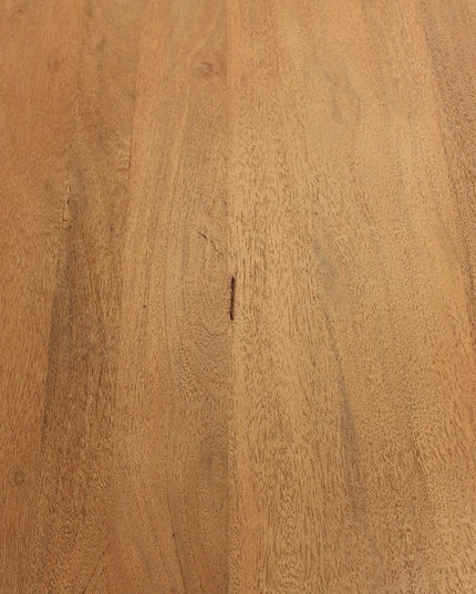 47" Natural and Black Solid Wood and Metal Live Edge Console Table