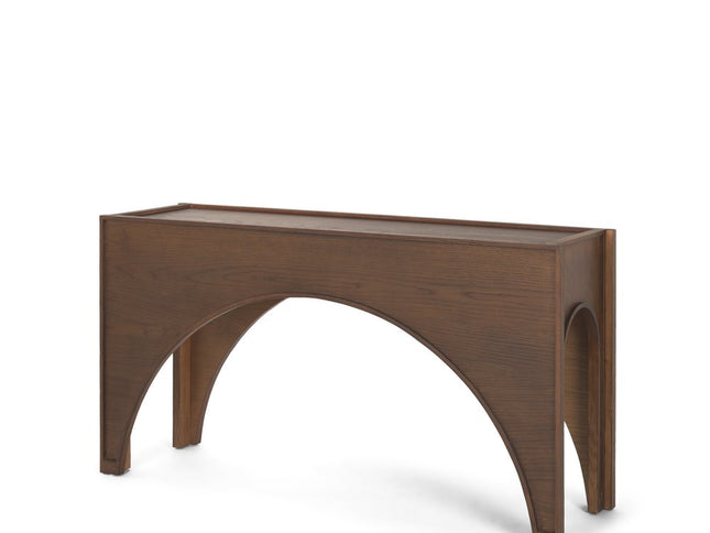 55" Brown Wood Console Table