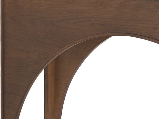 55" Brown Wood Console Table