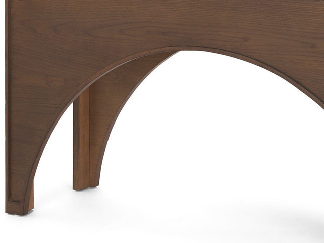 55" Brown Wood Console Table