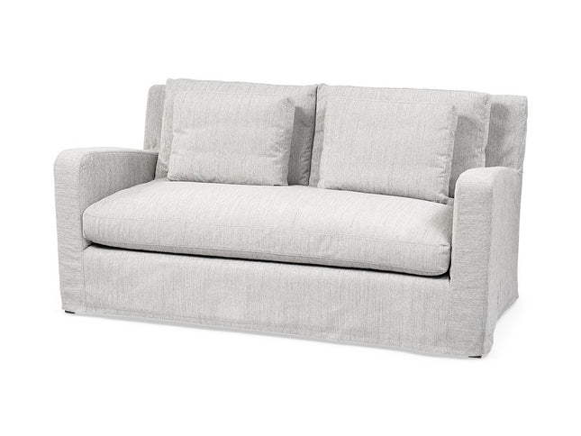 69" Gray Fabric Sofa