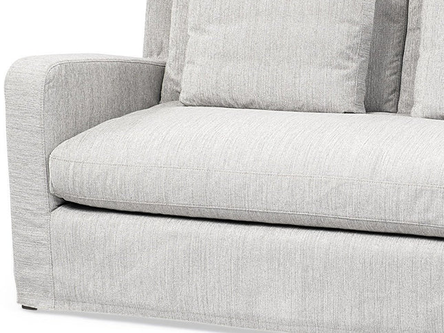 69" Gray Fabric Sofa