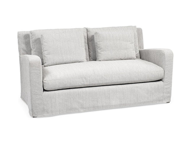 69" Gray Fabric Sofa