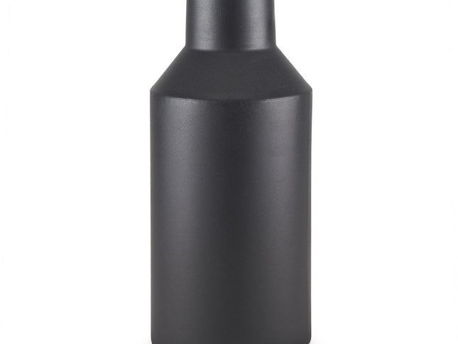 14" Black Metal Table Vase