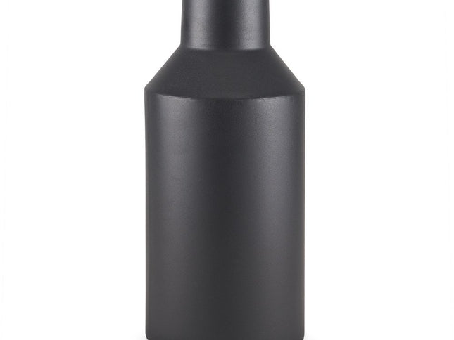 14" Black Metal Table Vase