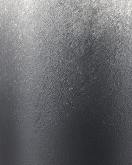 24" Black And White Ombre Metal Table Vase