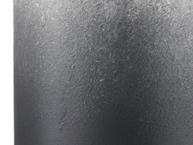 24" Black And White Ombre Metal Table Vase