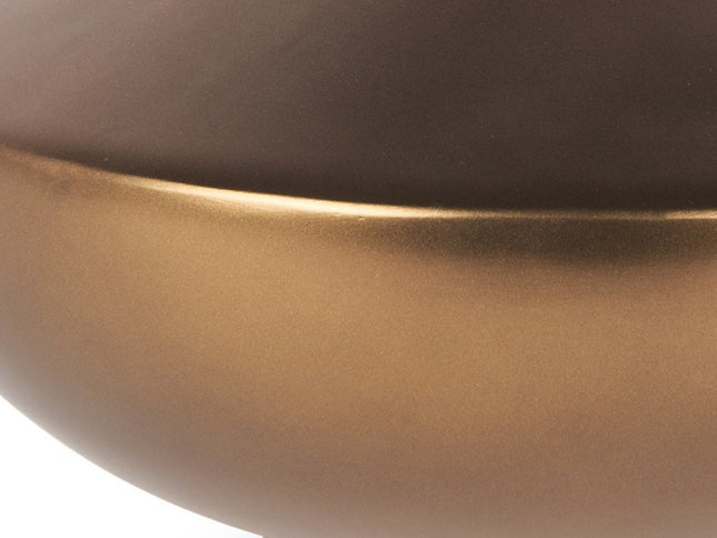 6" Antiqued Bronze Metal Table Vase