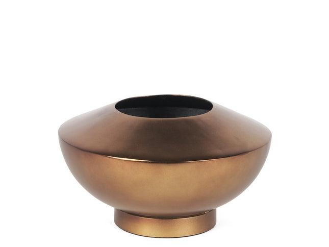 5" Antiqued Bronze Metal Table Vase