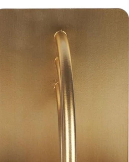 Set of Two Gold Metal Geo Arch Decorative Bookends