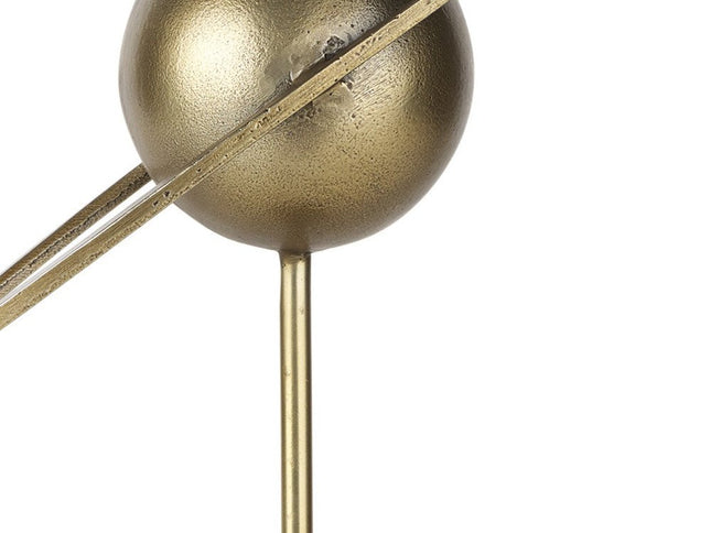 16" Gold Iron Solar System Tabletop Sculpture