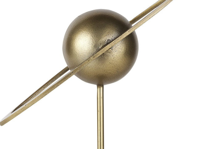16" Gold Iron Solar System Tabletop Sculpture