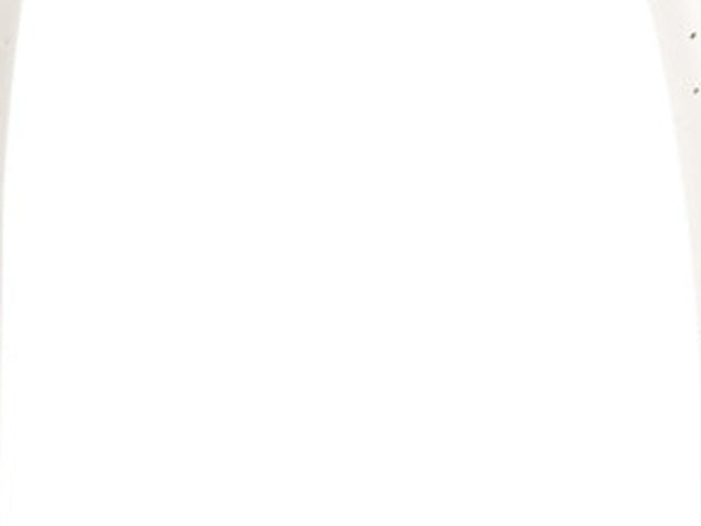 Set of Two White Iron Modern Abstract Tabletop Sculptures