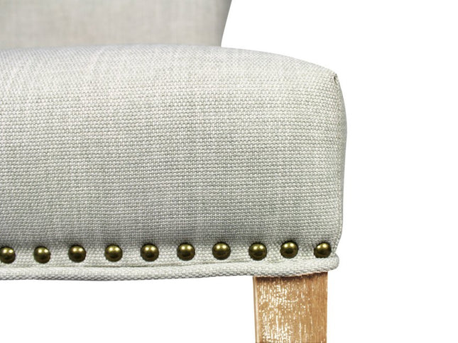 Seven Piece Dark Brown Round Solid Wood Dining Set with Six Chairs