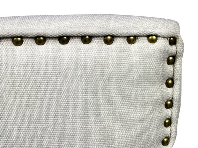 Seven Piece Dark Brown Round Solid Wood Dining Set with Six Chairs