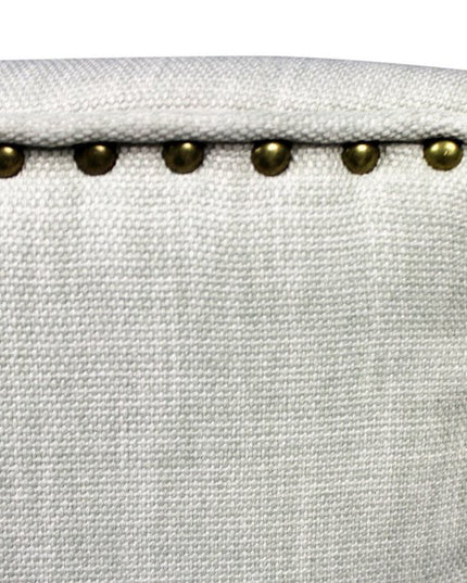 Seven Piece Dark Brown Round Solid Wood Dining Set with Six Chairs