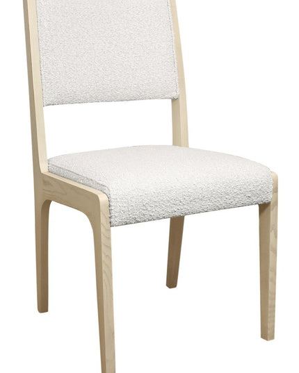 Seven Piece Dark Brown Round Solid Wood Dining Set with Six Chairs