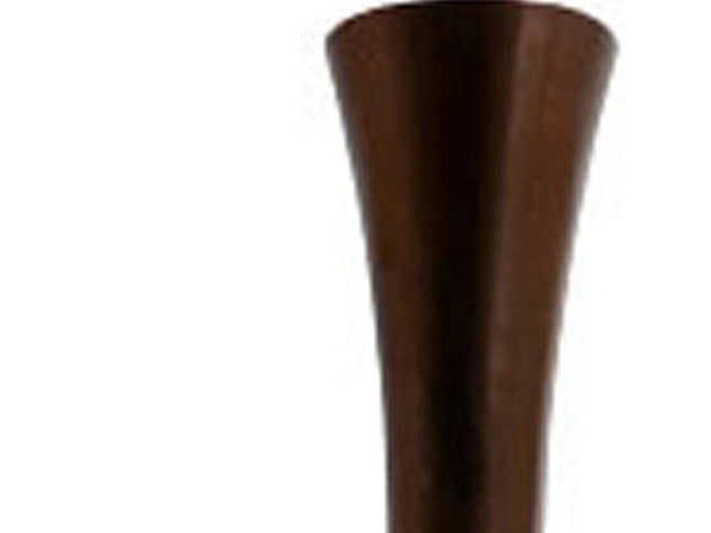41" Burnished Brown Aluminum Floor Vase