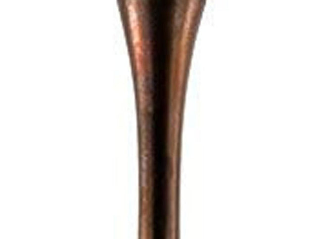 41" Burnished Brown Aluminum Floor Vase