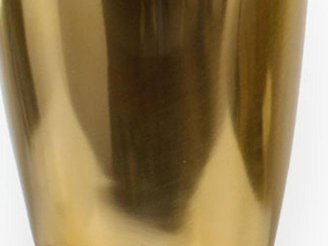 16" Gold Aluminum Firefighter Boot Umbrella Stand